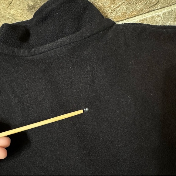 PATAGONIA BLACK CAPILENE 1/4 ZIP FLEECE, WOMEN'S SIZE L - Picture 10 of 10